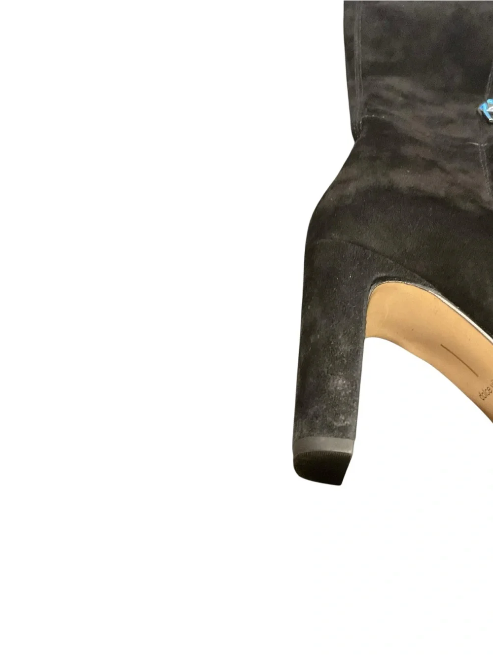 Dolce Vita Black Suede Over-the-Knee Boots